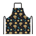 Cute Cartoon Leo Pattern Print Apron