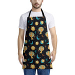 Cute Cartoon Leo Pattern Print Apron