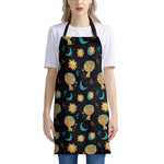 Cute Cartoon Leo Pattern Print Apron