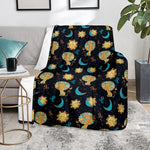 Cute Cartoon Leo Pattern Print Blanket