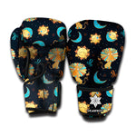 Cute Cartoon Leo Pattern Print Boxing Gloves