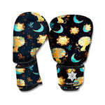 Cute Cartoon Leo Pattern Print Boxing Gloves