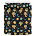Cute Cartoon Leo Pattern Print Duvet Cover Bedding Set