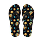 Cute Cartoon Leo Pattern Print Flip Flops