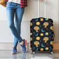 Cute Cartoon Leo Pattern Print Luggage Cover