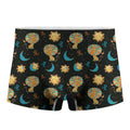 Cute Cartoon Leo Pattern Print Men's Boxer Briefs