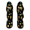 Cute Cartoon Leo Pattern Print Muay Thai Shin Guards