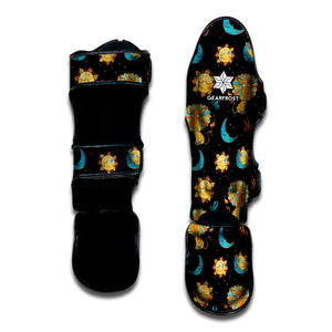 Cute Cartoon Leo Pattern Print Muay Thai Shin Guard