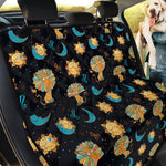 Cute Cartoon Leo Pattern Print Pet Car Back Seat Cover