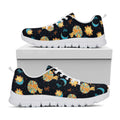 Cute Cartoon Leo Pattern Print White Running Shoes
