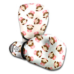 Cute Cartoon Nurse Pattern Print Boxing Gloves