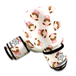 Cute Cartoon Nurse Pattern Print Boxing Gloves