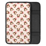 Cute Cartoon Nurse Pattern Print Car Center Console Cover