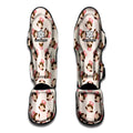 Cute Cartoon Nurse Pattern Print Muay Thai Shin Guards