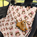 Cute Cartoon Nurse Pattern Print Pet Car Back Seat Cover
