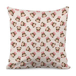 Cute Cartoon Nurse Pattern Print Pillow Cover