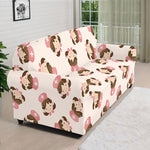 Cute Cartoon Nurse Pattern Print Sofa Cover