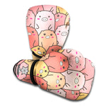 Cute Cartoon Pig Pattern Print Boxing Gloves