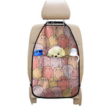Cute Cartoon Pig Pattern Print Car Seat Organizers