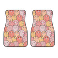 Cute Cartoon Pig Pattern Print Front Car Floor Mats
