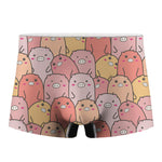 Cute Cartoon Pig Pattern Print Men's Boxer Briefs
