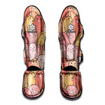 Cute Cartoon Pig Pattern Print Muay Thai Shin Guard