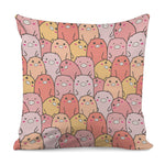 Cute Cartoon Pig Pattern Print Pillow Cover