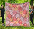Cute Cartoon Pig Pattern Print Quilt