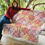Cute Cartoon Pig Pattern Print Quilt