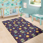 Cute Cartoon Pisces Pattern Print Area Rug