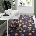 Cute Cartoon Pisces Pattern Print Area Rug