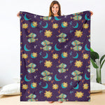 Cute Cartoon Pisces Pattern Print Blanket