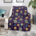 Cute Cartoon Pisces Pattern Print Blanket