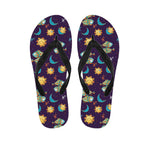 Cute Cartoon Pisces Pattern Print Flip Flops