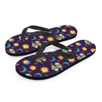 Cute Cartoon Pisces Pattern Print Flip Flops
