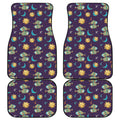 Cute Cartoon Pisces Pattern Print Front and Back Car Floor Mats