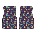 Cute Cartoon Pisces Pattern Print Front Car Floor Mats