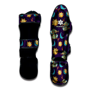 Cute Cartoon Pisces Pattern Print Muay Thai Shin Guard