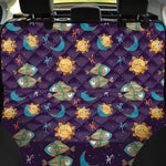 Cute Cartoon Pisces Pattern Print Pet Car Back Seat Cover