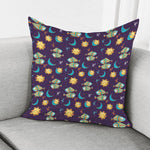 Cute Cartoon Pisces Pattern Print Pillow Cover