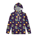 Cute Cartoon Pisces Pattern Print Pullover Hoodie