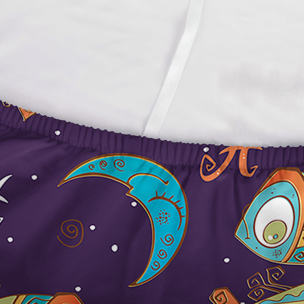 Cute Cartoon Pisces Pattern Print Sofa Cover