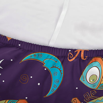 Cute Cartoon Pisces Pattern Print Sofa Cover