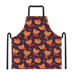 Cute Cartoon Red Panda Pattern Print Apron