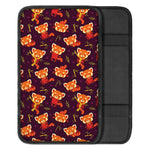 Cute Cartoon Red Panda Pattern Print Car Center Console Cover