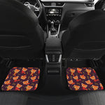 Cute Cartoon Red Panda Pattern Print Front and Back Car Floor Mats