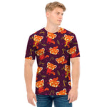 Cute Cartoon Red Panda Pattern Print Men's T-Shirt