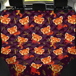 Cute Cartoon Red Panda Pattern Print Pet Car Back Seat Cover