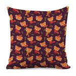 Cute Cartoon Red Panda Pattern Print Pillow Cover