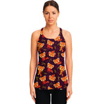 Cute Cartoon Red Panda Pattern Print Women's Racerback Tank Top